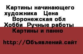 Картины начинающего художника › Цена ­ 700 - Воронежская обл. Хобби. Ручные работы » Картины и панно   